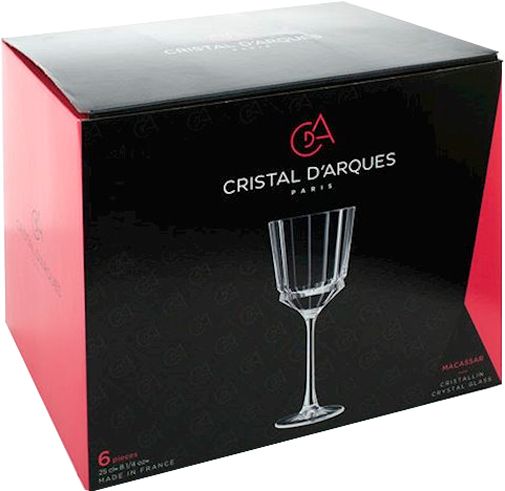 Набор бокалов для вина Macassar L6589 250 мл 6 шт. Cristal Darques 
