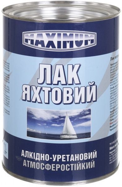 Лак алкідноуретановий MAXIMUM Блеск прозорий 2,1кг