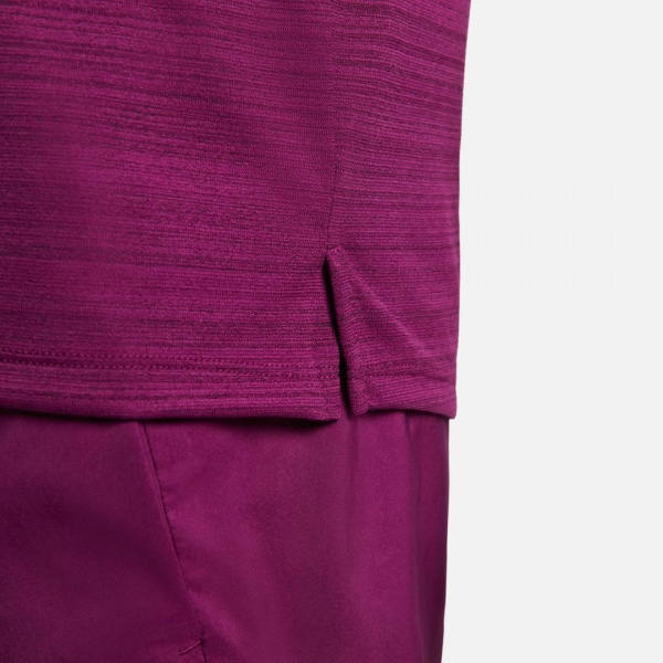 Футболка Nike M NK DF MILER TOP SS CU5992-610 р.2XL фіолетовий