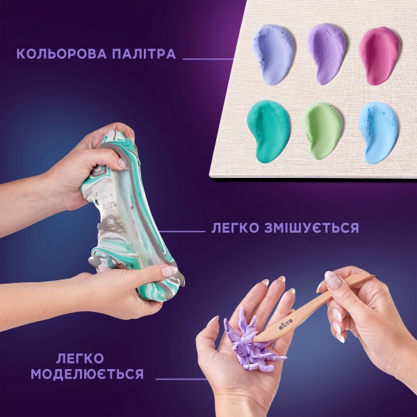 Набір для творчості Wood&Craft Зроби сам Суккуленти 21х21 см Ніжність OKTO 