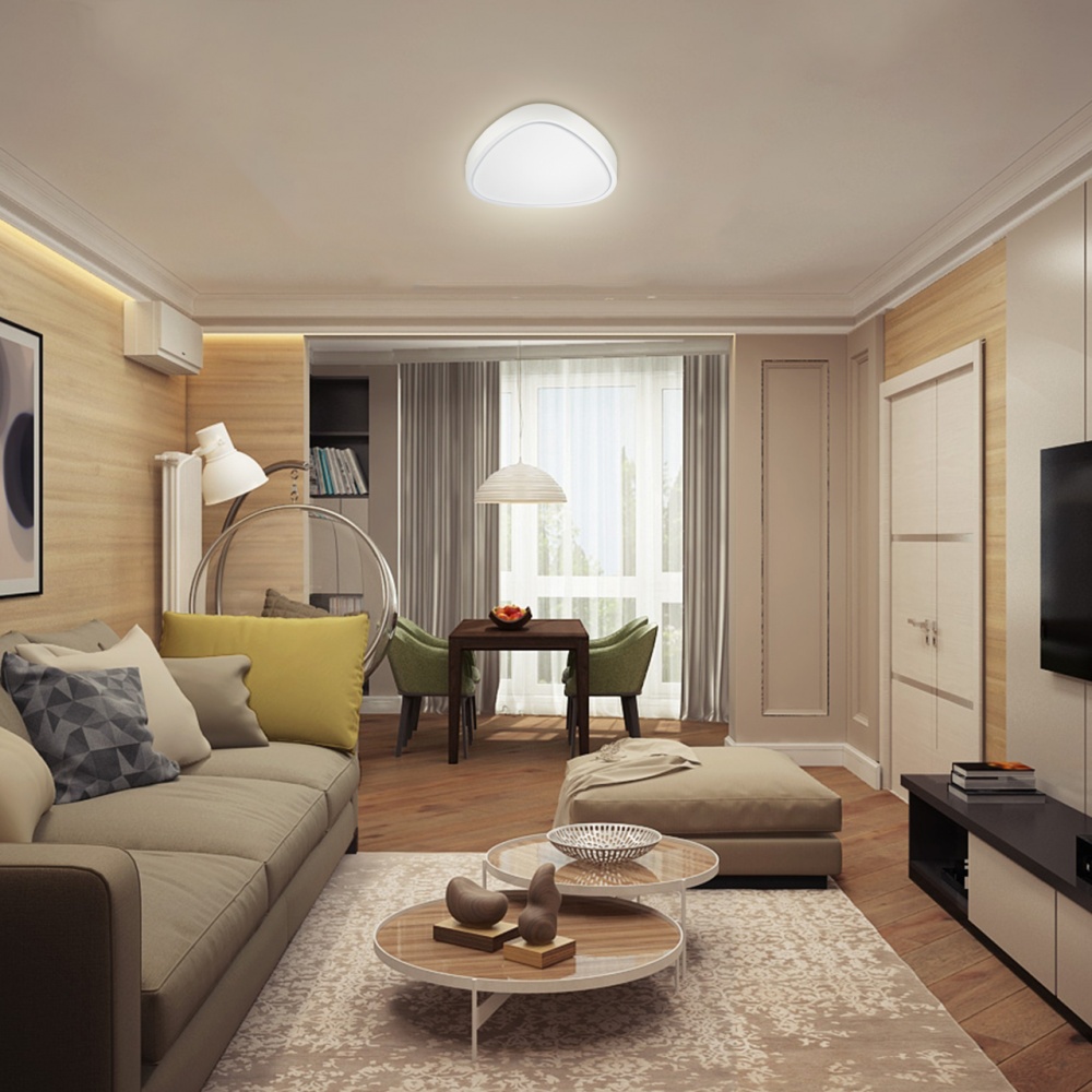 Світильник стельовий Eurolamp Smart Light 60 Вт білий LED-SL-60W-T40