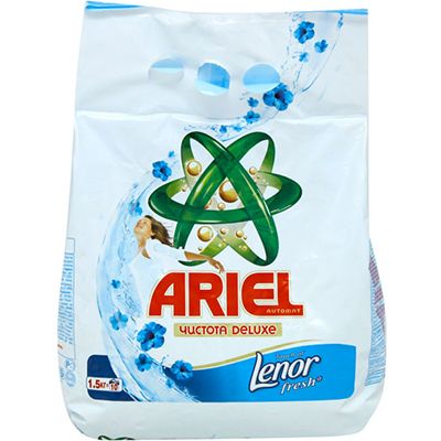Пральний порошок Ariel Lenor Effect автомат 2в1 1.5 кг
