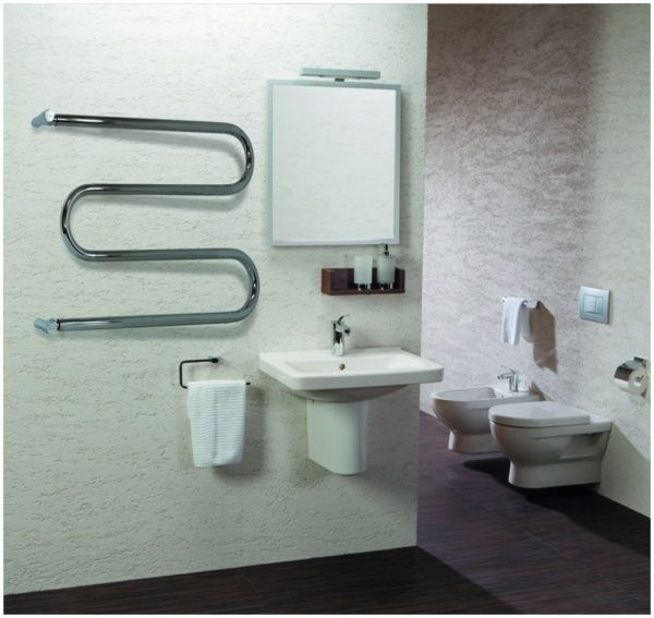 Рушникосушарка Mario Змійка 30 530х400/500 з кільцями