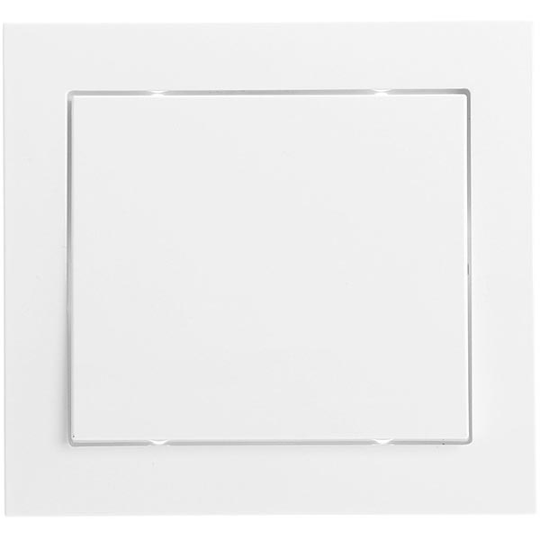 Вимикач одноклавішний Ospel Kier без підсвітки 10 А 250В IP20 білий LP-1W/00