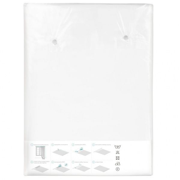 Гардина Crep 400х285 см білий Decora textile