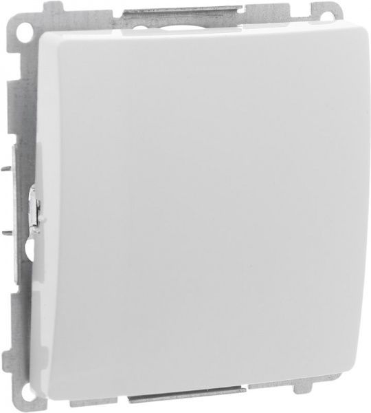 Вимикач одноклавішний Simon Basic без підсвітки 10 А 250В білий BMW1.01/11