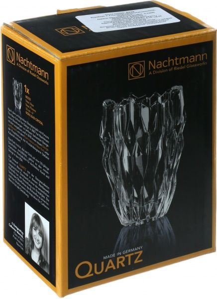 Ваза стеклянная прозрачная Quartz 17540 Nachtmann