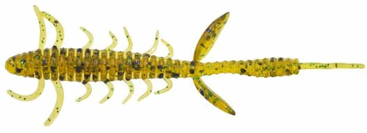 Силикон Fishing ROI 100 мм 10 шт. Shaggi Grub D017