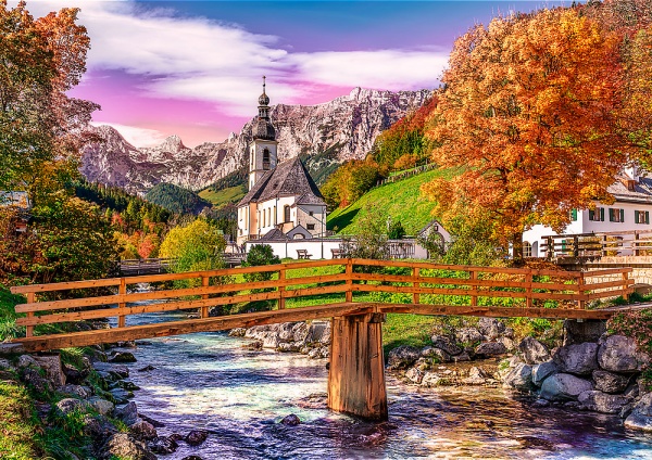 Пазлы Trefl Осень в Баварии 1000 частей 10623