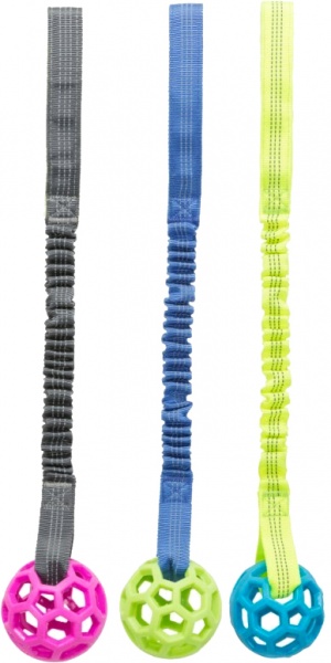 Іграшка Trixie Bungee Tugger для тренувань з м'ячем 7/48 см в асортименті (32869)