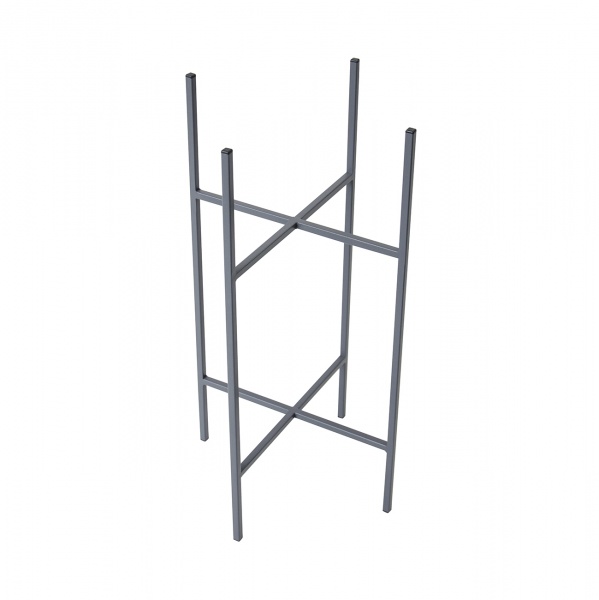 Підставка для рослин Vitan Олеандр 30х30x55 см графіт 