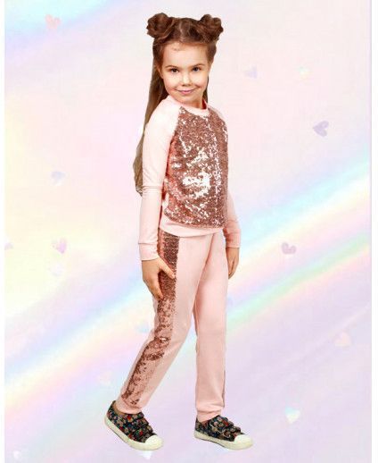 Комплект дитячого одягу PURPURINO р.134 рожевий 5040/134 