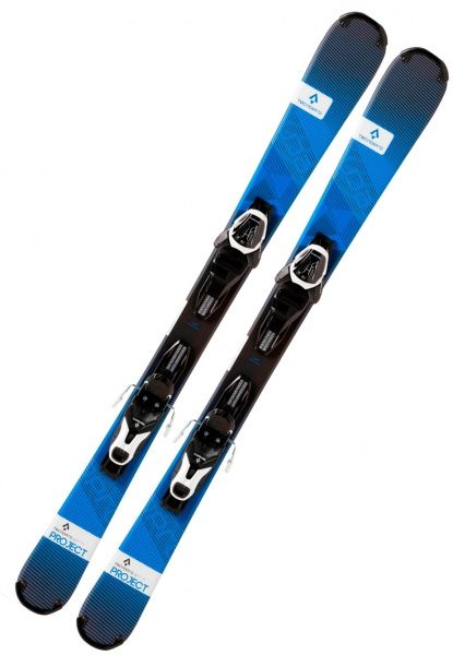 Лыжи горные TECNOPRO Project 99 см черный с синим