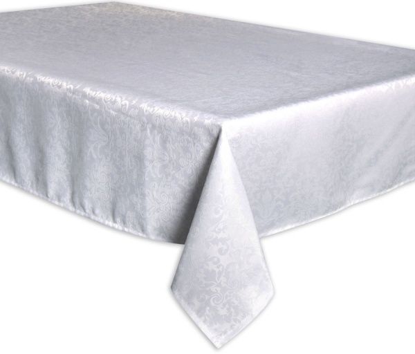 Скатерть Jacquard вензель 140x180 см белый La Nuit 