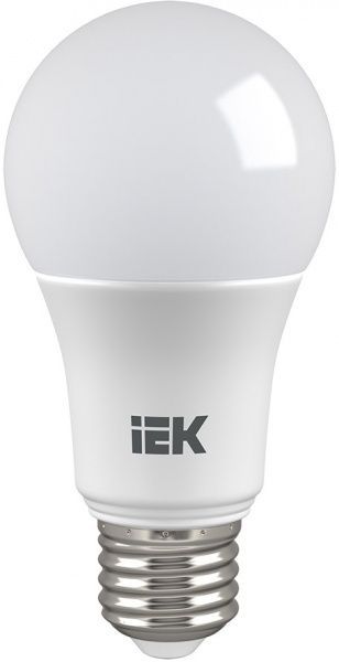 Лампа светодиодная IEK ECO 15 Вт A60 матовая E27 220 В 6500 К 