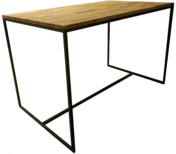 Стол обеденный Метал Арт Вива 28111 черный/дуб 