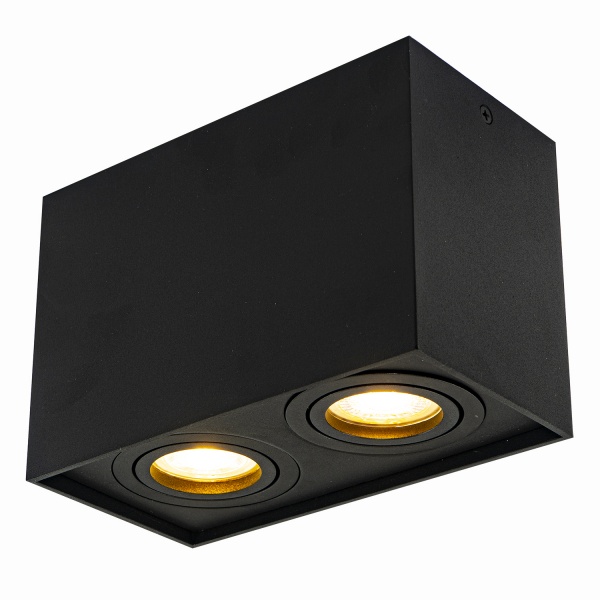 Світильник точковий Berger 40 Вт GU10 чорний 3012-DL-2 Black 