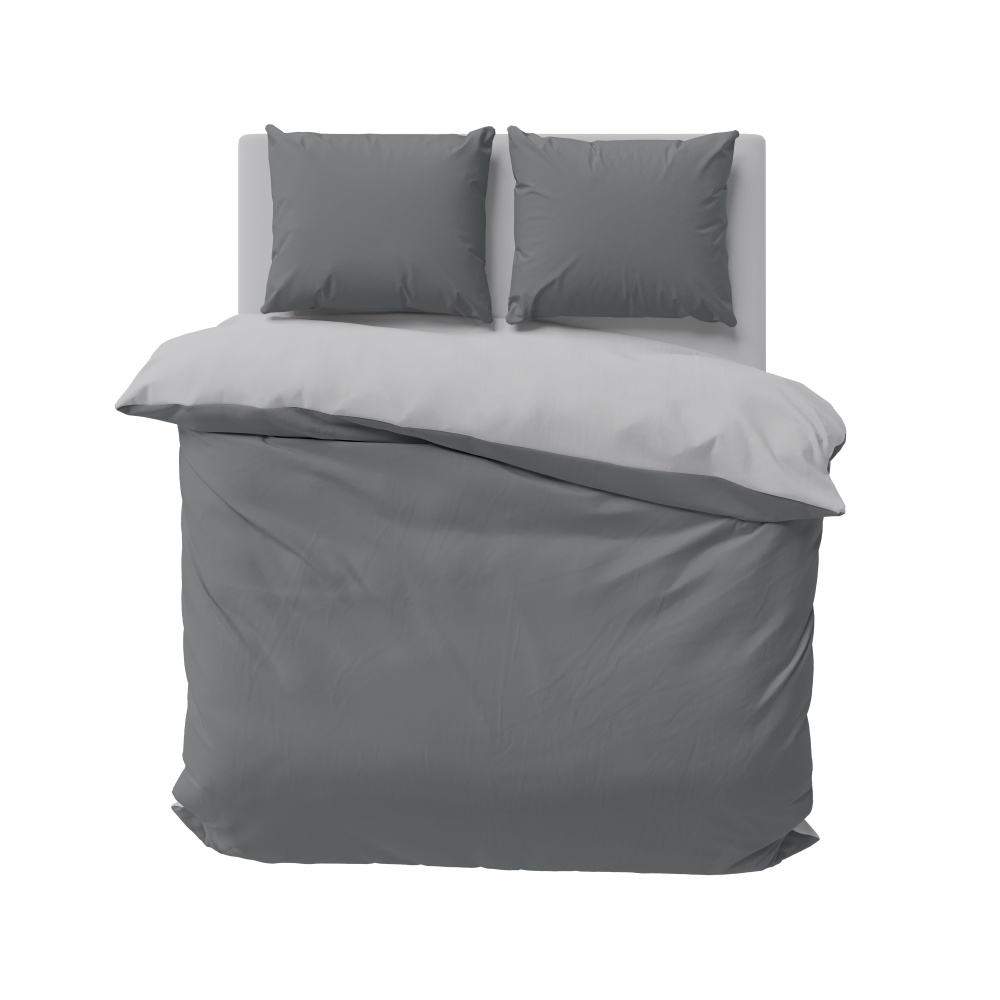 Комплект постельного белья 2.0 темно-серый Luna