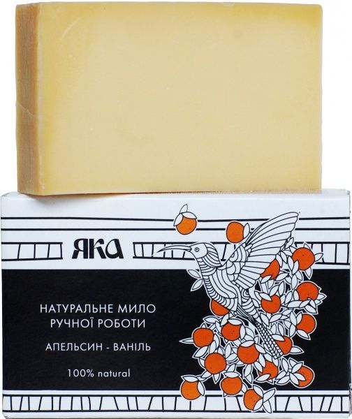 Мыло органическое ЯКА Апельсин-ваниль 75 г