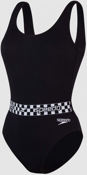 Купальник Speedo BELTED_DEEP_U-BK_1PC_AF 8-123630001 р.40 черный