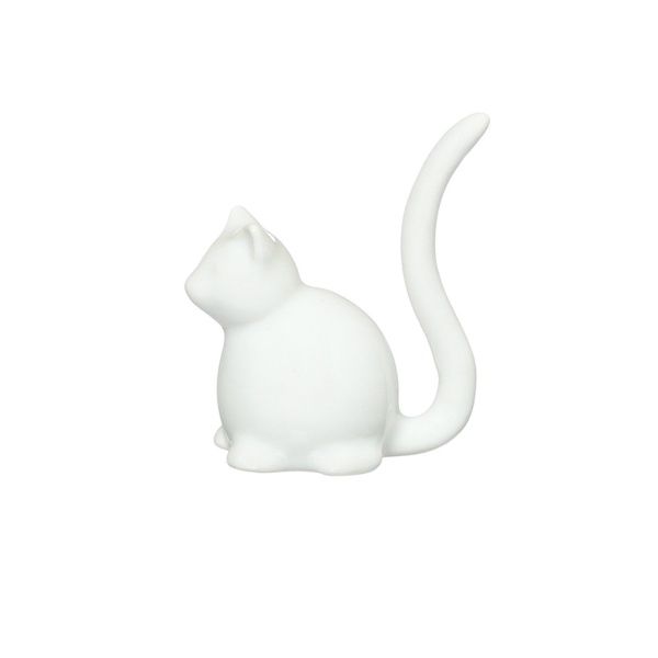 Підставка для прикрас Кошеня білий 