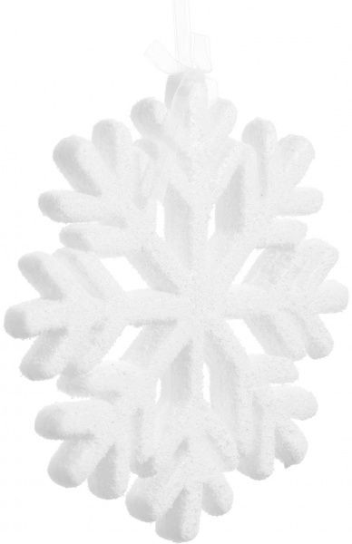 Декорация новогодняя Снежинка 24 см SDK3038W 