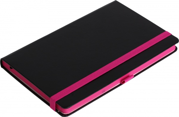 Щоденник 2017 Смарт Strong чорний з рожевим Brunnen