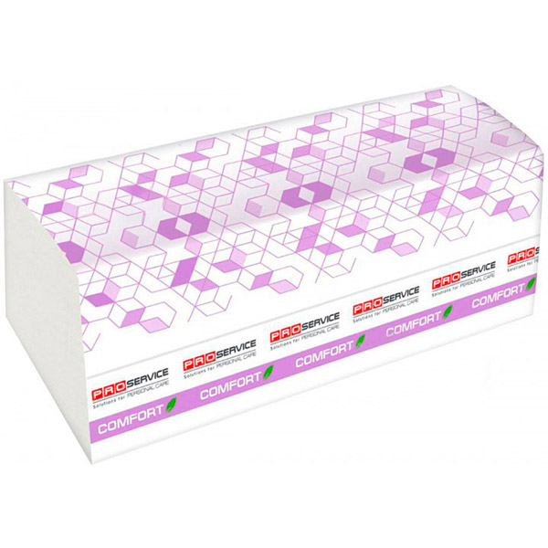 Бумажные полотенца PROservice Comfort Eco двухслойная 160 шт.