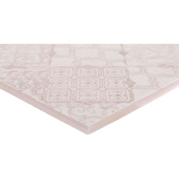 Плитка Allore Group Crema Marfil Intarsia W\DEC M NR Glossy 31x61 