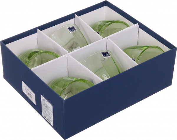 Набор стаканов низких Monalisa Allegria Green 360 мл 6 шт. Vema 