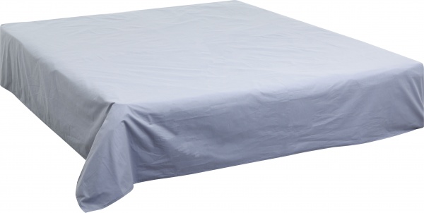 Простирадло Viana 1,5 180x220 см сірий La Nuit 