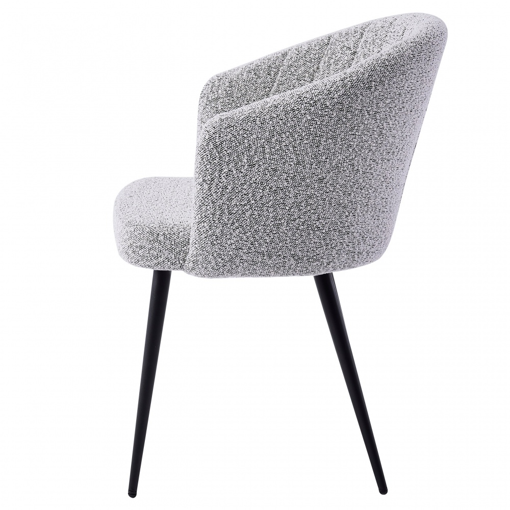 Стул обеденный Лион серый / черный