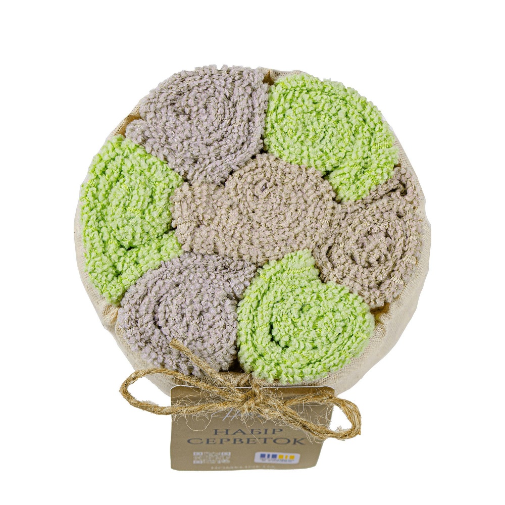 Набір серветок Homeline жакард 30x30 см в асортименті