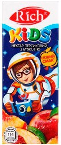 Нектар Rich Kids персик 200 мл