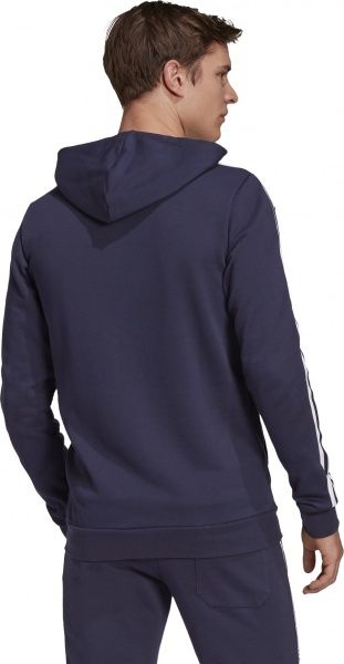 Джемпер Adidas M 3S Tape FZ FR7212 р. M синій