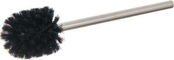 Ершик для унитаза Luna alis черный с серой колбой