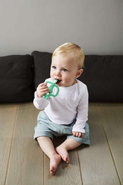 Прорезыватель Matchstick Monkey Крокодил зеленый 11 см (MM-C-001)