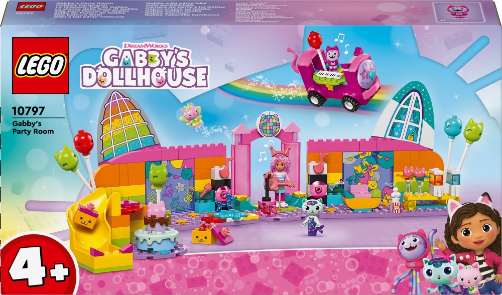 Конструктор LEGO Gabby's Dollhouse Святкова кімната Ґаббі 10797