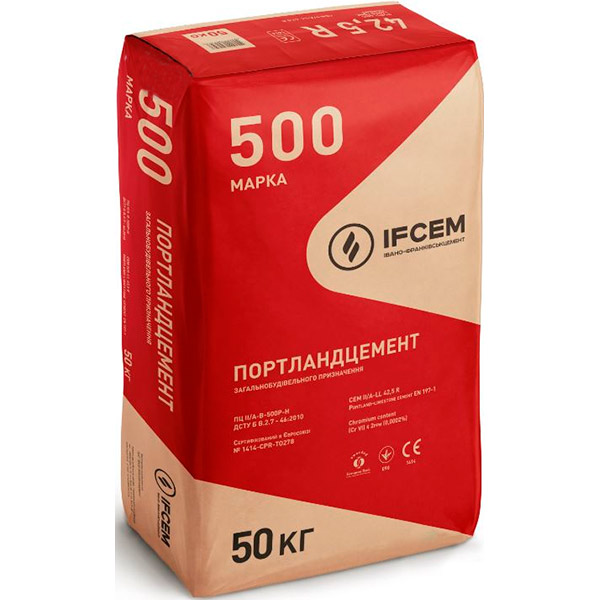 Цемент IFCEM ПЦ ІІ/А-В-500-Н 50 кг