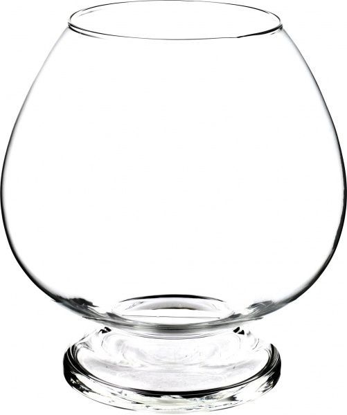 Ваза стеклянная прозрачная Бокал X028 Теамо