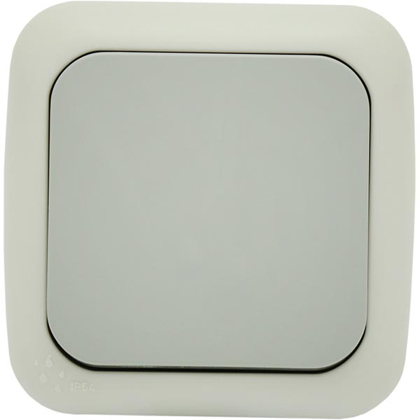 Выключатель одинарный Viko Palmiye IP53 25.09.0001 серый
