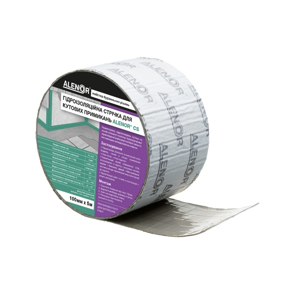 Стрічка гідроізоляційна для кутових примикань 100 мм (5 м) CS Alenor 