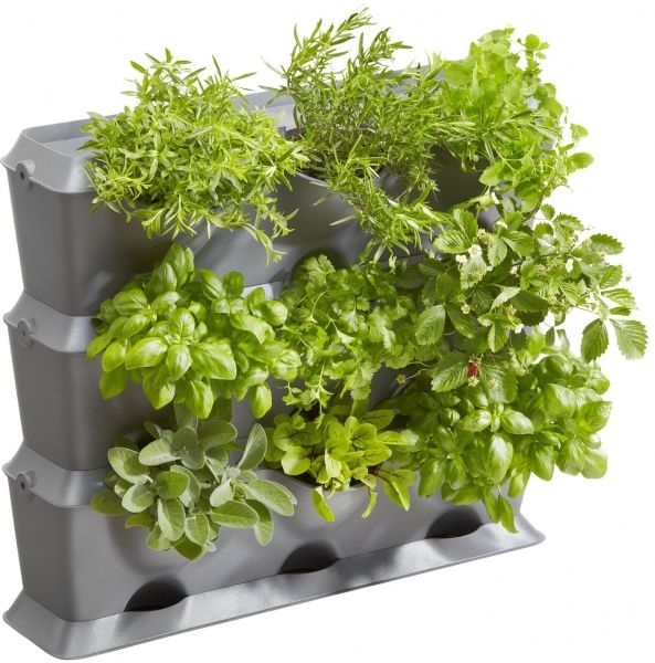 Комплект Gardena NatureUp для вертикального садоводства фигурный (13150-20.000.00) серый 