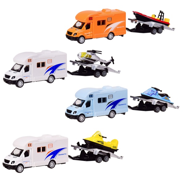 Набор Автопром Машина с прицепом 1:50 7412