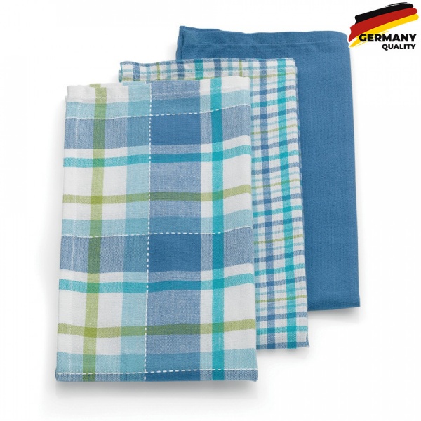 Набір рушників кухонних Pasado 3 шт. (15971) 45x65 см Kela синій 