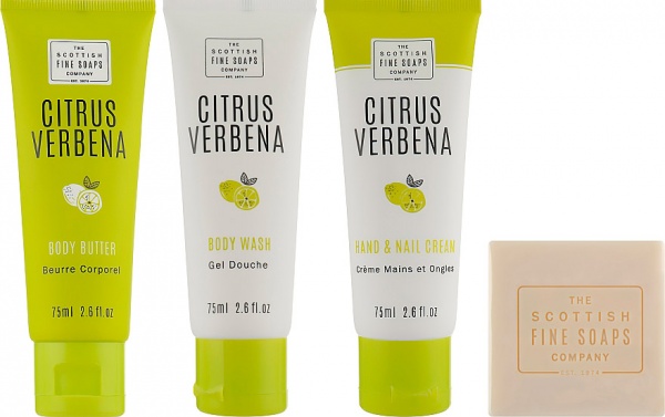 Набір подарунковий для жінок Scottish Fine Soaps Citrus Verbena Luxurious Gift Set