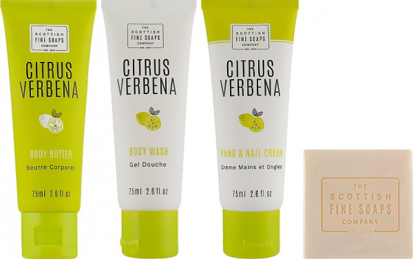 Набор подарочный для женщин Scottish Fine Soaps Citrus Verbena Luxurious Gift Set