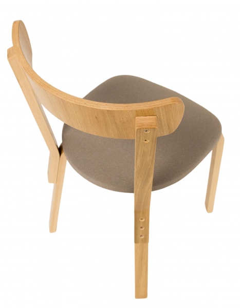 Стул Scandi Soft 800х480х440 мм бежевый / дуб