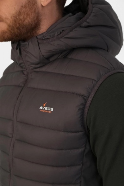 Жилет Avecs AV-50195/2 р.M серый