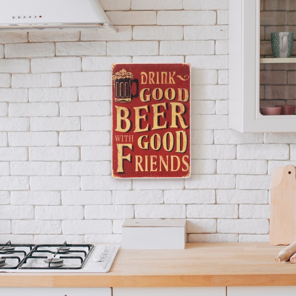 Постер деревянный 